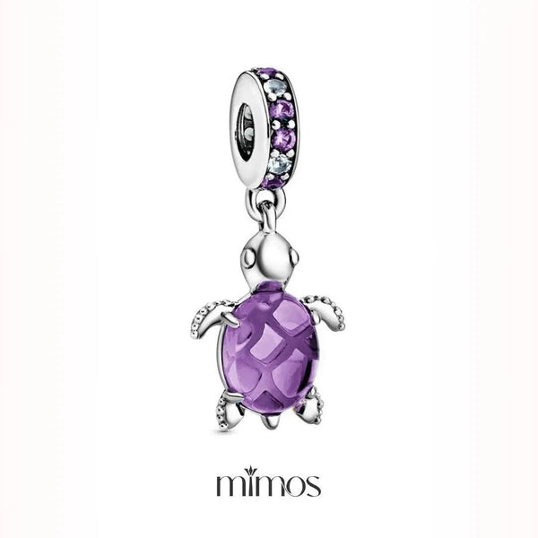 Purple Turtle Charm